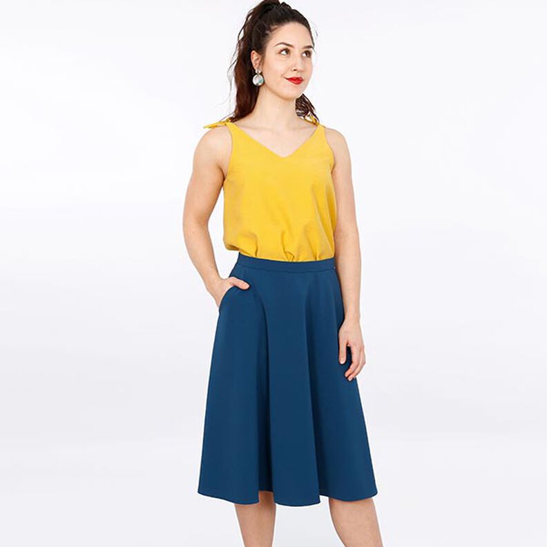 FRAU BELLA - klockad kjol med fickor, Studio Schnittreif | XS - XXL,  image number 2