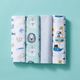 Tygpaket Poplin baby – blå,  thumbnail number 2