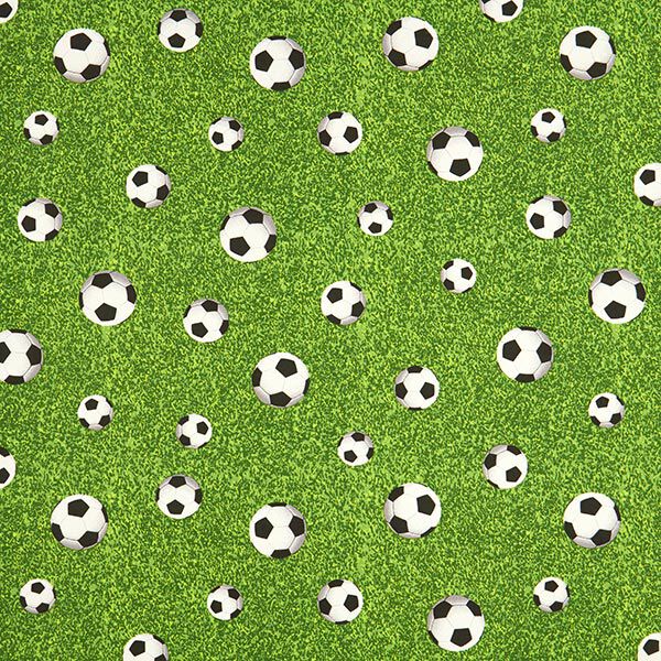 Dekorationstyg Canvas Fotbollsplan – grön,  image number 1