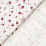 Ajour Bomullsjersey småblommor – elfenbensvit,  thumbnail number 4