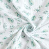GOTS Muslin/Dubbel-krinkelväv Djungelblad | by Poppy – vit/ljus mint,  thumbnail number 3