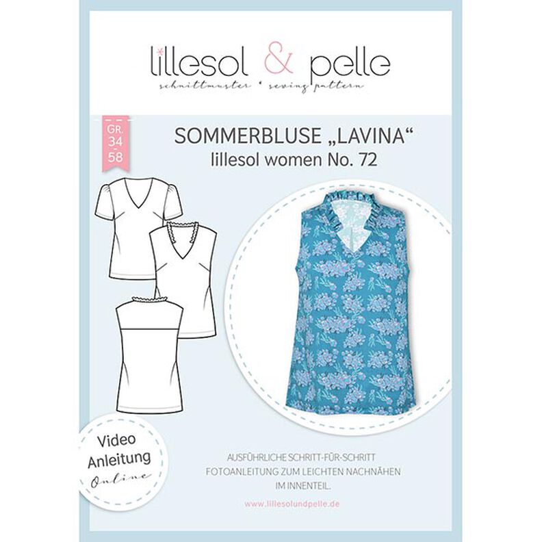 Blus Lavina | Lillesol & Pelle No. 72 | 34-58,  image number 1