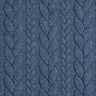 Jerseyjacquard Cloqué Flätat mönster – jeansblå,  thumbnail number 1