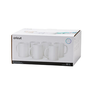 Cricut sublimeringsmuggar [ 350 ml ] [ 6styck ] – vit, 