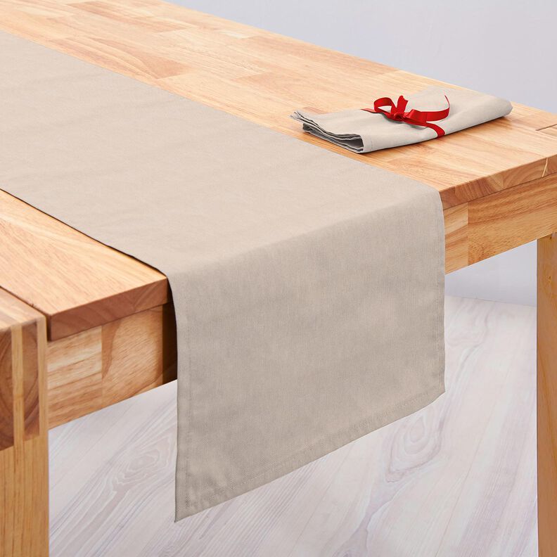 Dekorationstyg Canvas – ljus gråbrun, image number 5