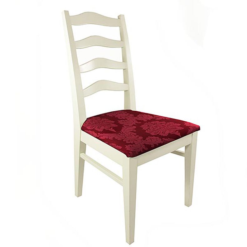 Dekorationstyg Jacquard Damasco 280 cm – kaminrött,  image number 4