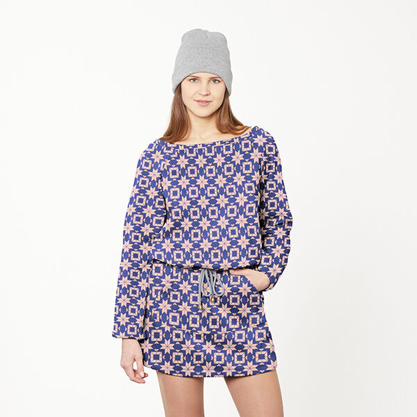softsweat norgemönster – indigo/lax, image number 6