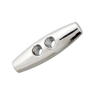 Pinnformad knapp, polyester metalliserad – gammalguld, 