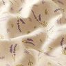Dekorationstyg Halvpanama Lavendel – natur/lavender,  thumbnail number 2
