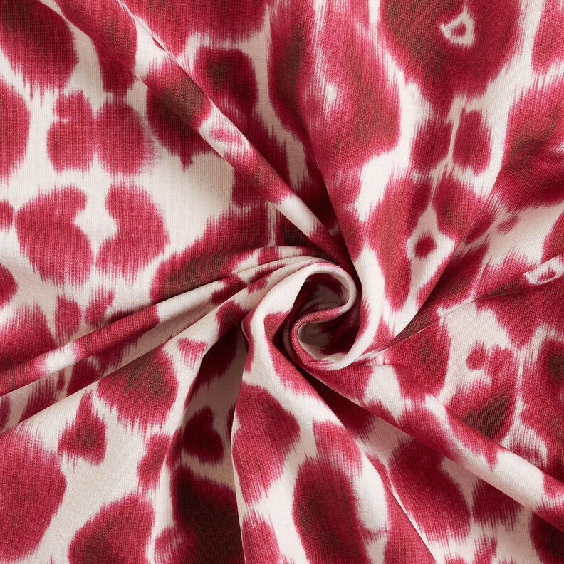 GOTS French Terry Leopardmönster i batik | TCC x LOOKS by Wolfgang Joop – bär/kräm,  image number 5