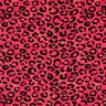 French Terry Sommarsweat lejon och blommor – pink/brandgul,  thumbnail number 1