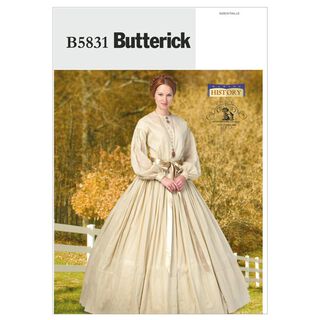Historisk dräkt, Butterick 5831|34 - 42, 