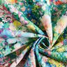 Dekorationstyg Canvas blomstermålning – grön/rosa,  thumbnail number 2