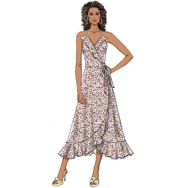 Omlottklänning, Butterick 6554 | 40 - 48, image number 4