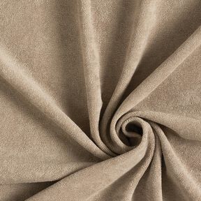 Frottétyg Stretch Enfärgat – beige, 