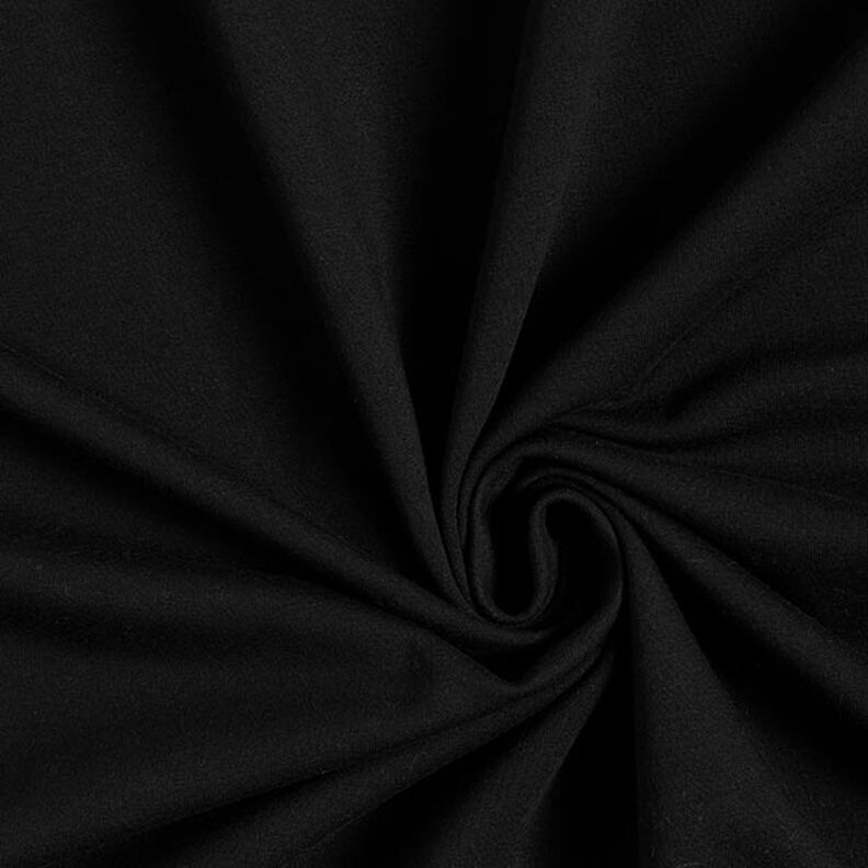 L&auml;tt bomullssweat enf&auml;rgad &ndash; svart,  image number 1