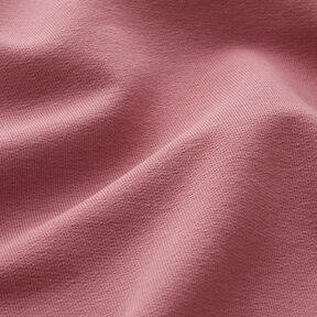 Lätt french terry enfärgad – mörk gammelrosa, 