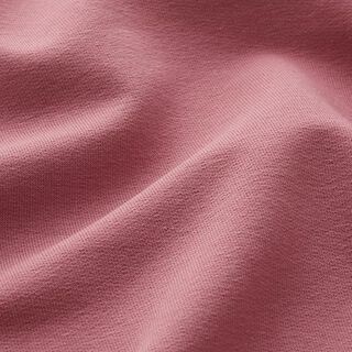 Lätt french terry enfärgad – mörk gammalrosa, 