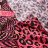 Viskos Voile lejon och blommor kantdesign Panel – pink/brandgul,  thumbnail number 8