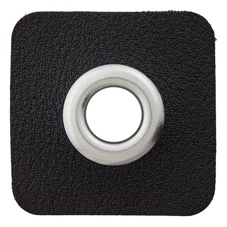 Fuskläder Öglelapp [ 8 mm ] – svart/silver,  image number 1