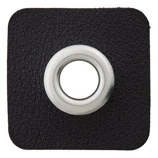 Fuskläder Öglelapp [ 8 mm ] – svart/silver, 
