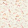 Muslin/Dubbel-krinkelväv Färgglada regnbågar Digitaltryck | Poppy Fabrics – elfenbensvit/lax,  thumbnail number 1