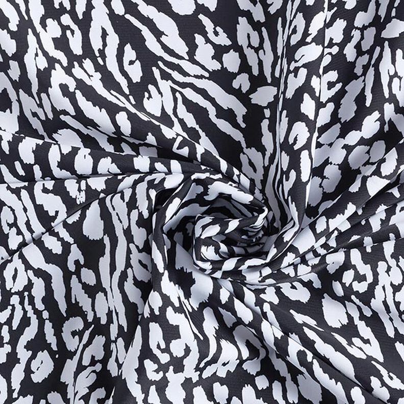 Baddräktstyg Leopardmönster – vit/svart,  image number 3
