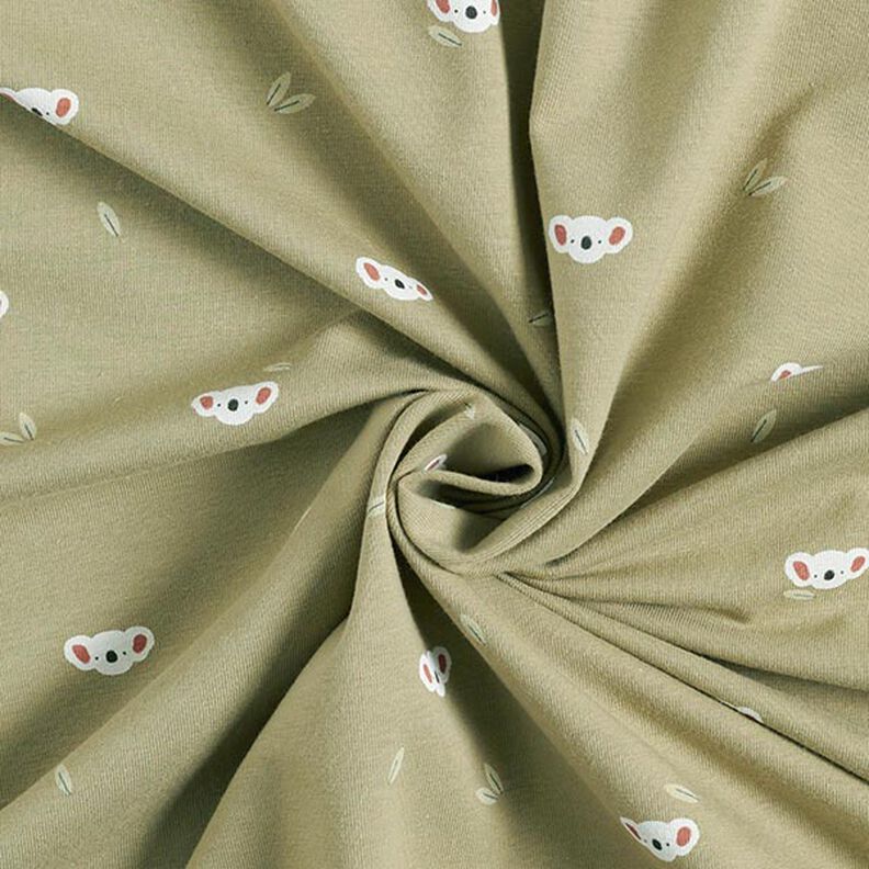 Bomullsjersey koala-ansikten – pistage,  image number 3