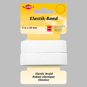 Elastisk band [3 m] – vit | Kleiber, 