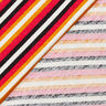 viskosjersey diagonala ränder – vit,  thumbnail number 4