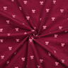 Babymanchester broderade rosetter | Poppy Fabrics – karminröd,  thumbnail number 3