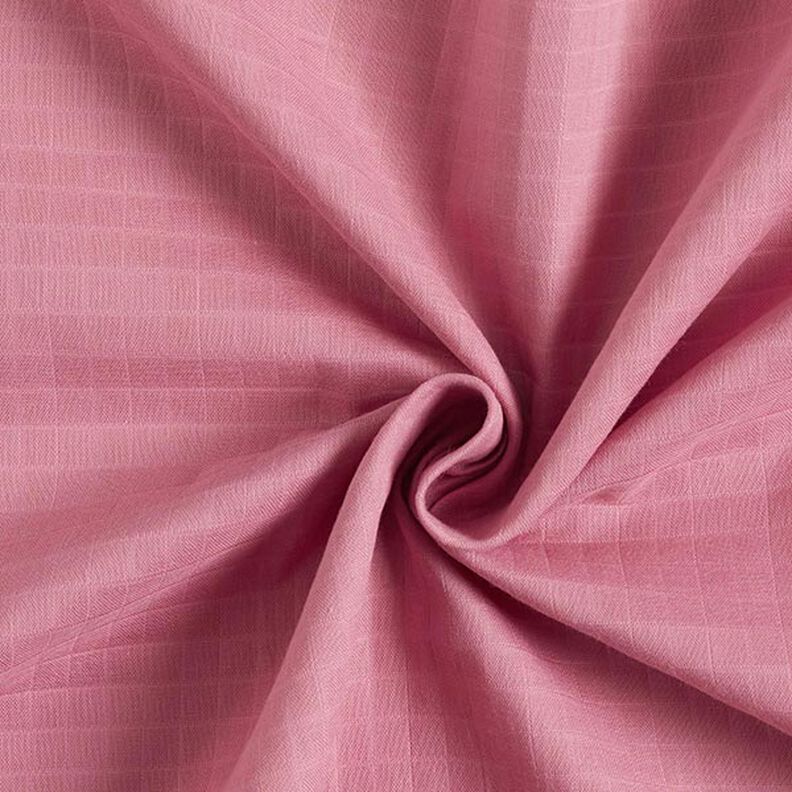 Muslin/Dubbel-krinkelväv Små rutor Dubbelsidigt – gammalt rosa,  image number 1