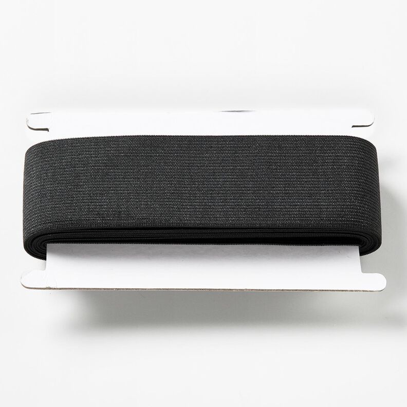 Mjukt gummiband [3 m | 50 mm] – svart,  image number 1