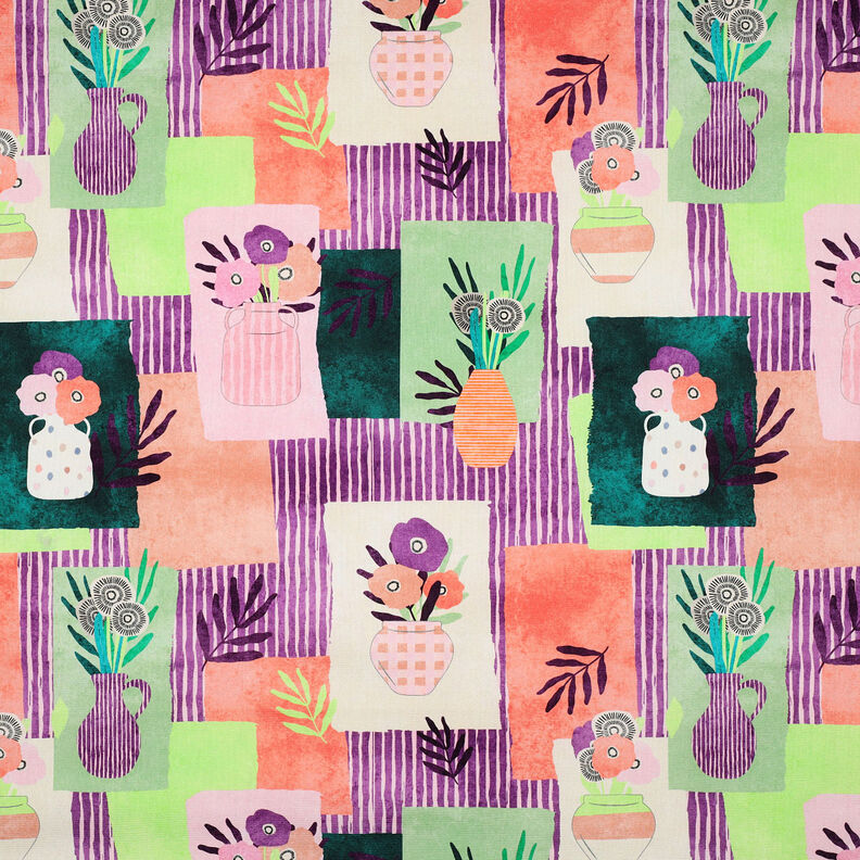 Canvas Tossed Vases | Nerida Hansen – rose,  image number 1