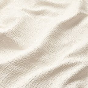 Dekorationstyg Jacquard dekorativa romber 275 cm – yllevit, 