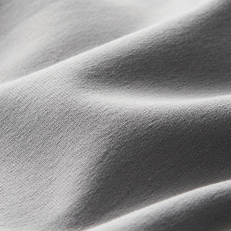 French Terry tungt – silver,  image number 2