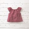 Muslin/Dubbel-krinkelväv prickar – gammalt rosa/vit,  thumbnail number 6