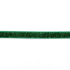 Sammetsnöre Metallisk [10 mm] – grangrön, 
