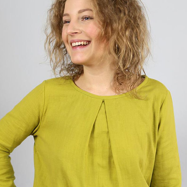 FRAU SUKI - blus med motveck, Studio Schnittreif | XS - XXL,  image number 8