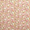 Bomullspoplin romantiska blommor – rosa/beige,  thumbnail number 1