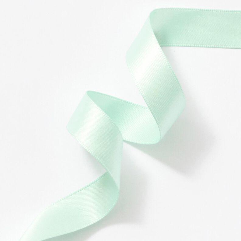 Satinband [15 mm] – ljus mint,  image number 3