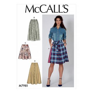 Kjol, McCall‘s 7981 | 32-40, 