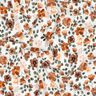 GOTS Bomullsjersey höstblommor Digitaltryck – vit/rose,  thumbnail number 2