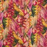 Outdoortyg Canvas exotiska blad – kaminrött/lila,  thumbnail number 1