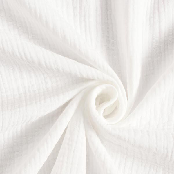 GOTS Muslin/Dubbel-krinkelväv | Tula – yllevit,  image number 1