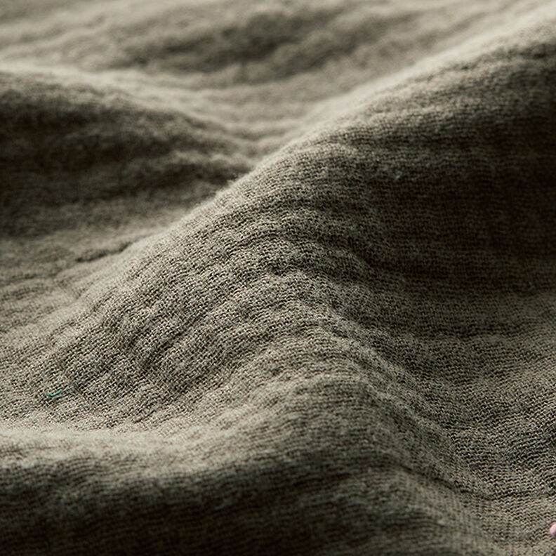 Muslin/Dubbel-krinkelväv – skiffergrått,  image number 3