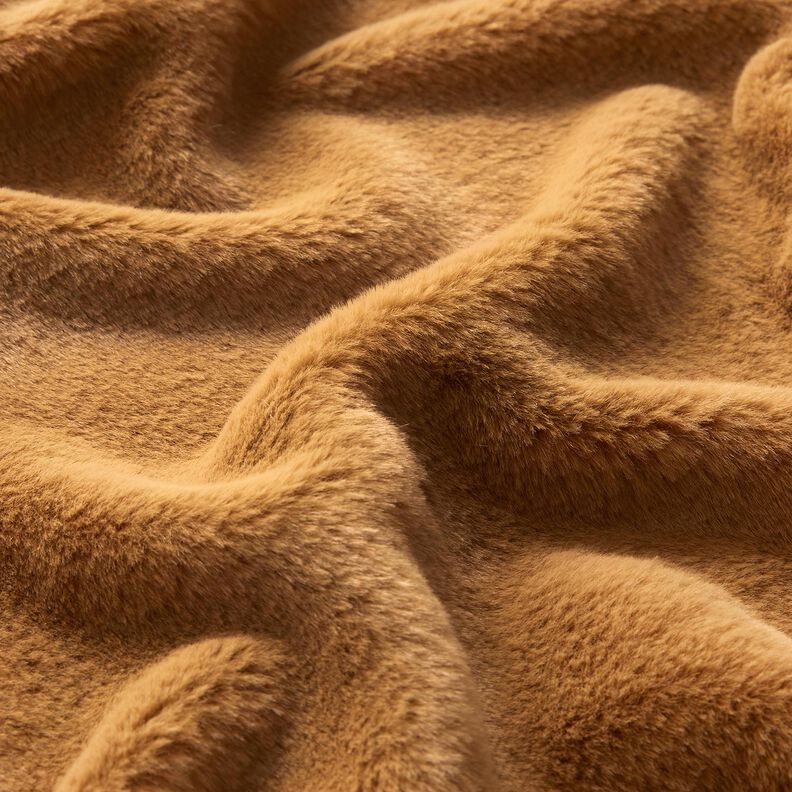 högkvalitativ enfärdad konstpäls – rådjursbrun,  image number 2