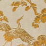 Dekorationstyg Canvas kinesisk trana – beige/currygul,  thumbnail number 6