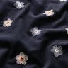 babymanchester broderade blommor – nattblå,  thumbnail number 2