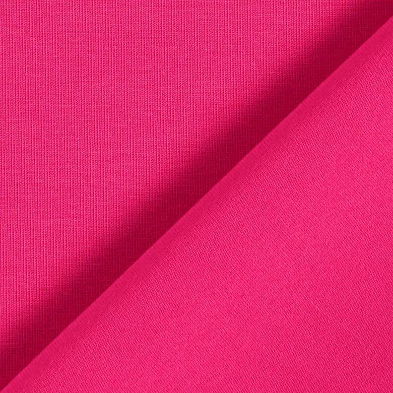 Lätt french terry enfärgad – intensiv rosa, image number 3